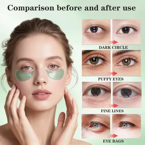 Parches Hidratantes Para Ojos Con Colágeno Y Ácido