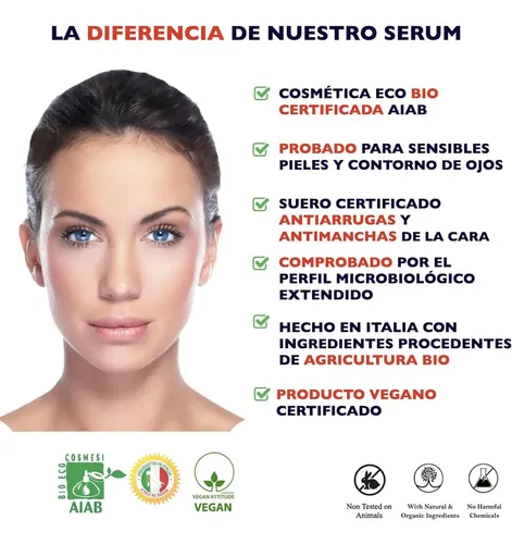 Suero Facial Florence con Vitamina C para Antienvejecimiento y Manchas Oscuras