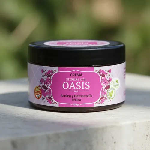 Crema Pédica Con Árnica Y Hamamelis Hierbas Del Oasis