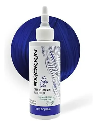 Tinte Semipermanente Para Cabello Smokkin 112 Indigo Blue In