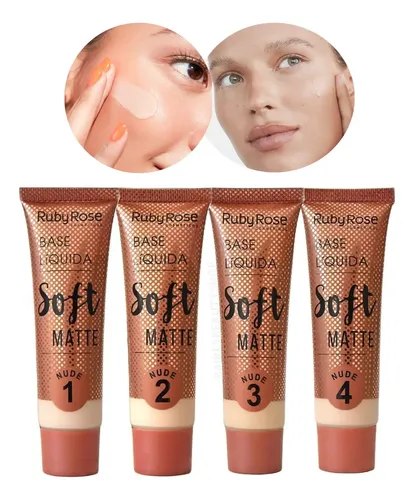 Base Líquida Foundation Soft Matte Ruby Rose Original