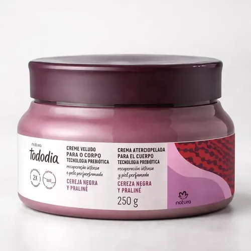 Crema Nutritiva Cereza Negra Y Praliné Tododia Natura
