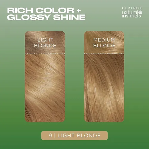 Tinte Semipermanente Clairol Natural Instincts 9 Rubio Claro