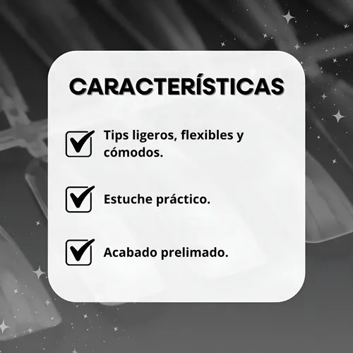 Tips Coffin Largos Manicura X240pcs Mely