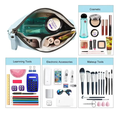Cosmetic Bags Manange Bolsa De Maquillaje De Viaje De Piel S