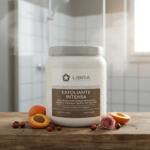 Crema Exfoliante Corporal Rosas Libra 1 L Pote