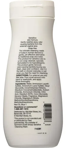 Lavado Íntimo Femenino Equate Piel Sensible 444 Ml