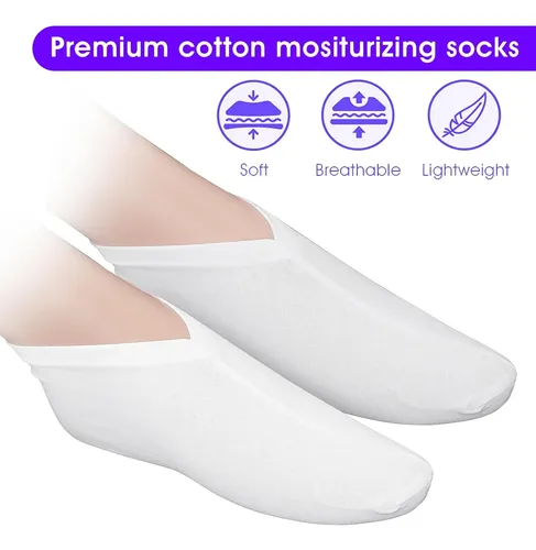 Guantes Y Medias De Algodón Hidratantes Para Dormir