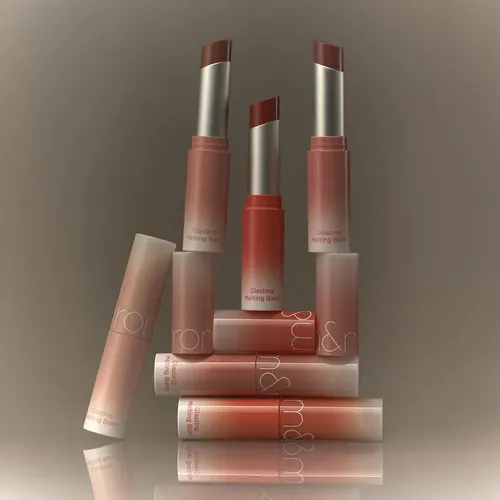 + Óleo Labial Rom&nd Gasting Melting Balm 12 Veiled Rose 3′