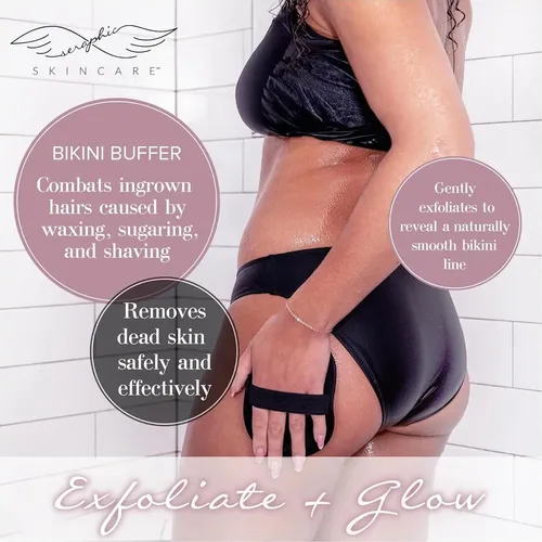 Mitón Exfoliante Vegano Seraphic Skincare Para Bikini