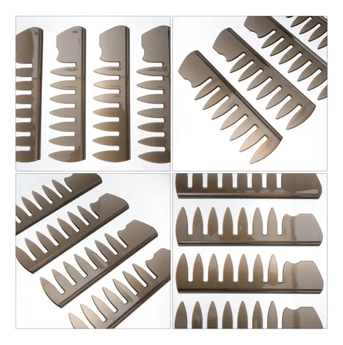 Set De 2 Peines Para Peinar Y Peinar Cabello De Hombre
