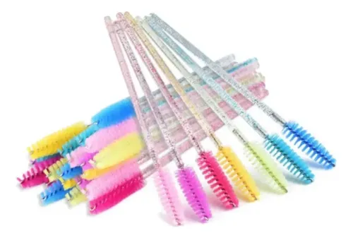 Cepillos Con Brillo X50 Para Cejas Y Pestañas Extensión