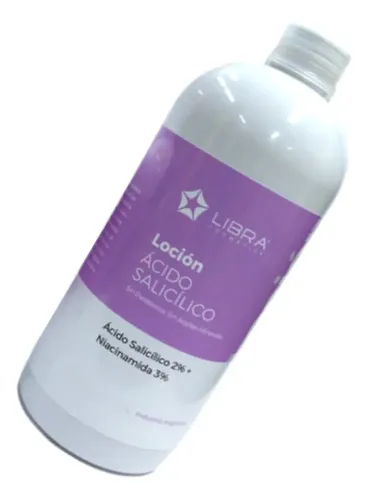 Locion Acido Salicillico 2% Niacinamida 3% 250ml Libra Local