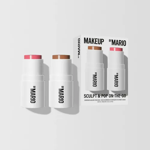 Makeup By Mario Mini Sculpt & Pop On-the-go Blush + Bronze Tono Del Maquillaje Medium/ Pale Petal