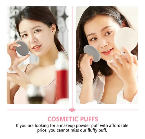 3pzs Esponja De Polvo Suelto Ovalada Para Maquillaje