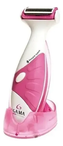 Depiladora Electrica Recargable Gama Skin Bikini Bolso Rosa