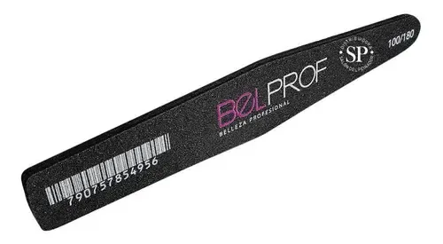 Lima Profesional Belprof OB 100/180 para Manicura y Pedicura