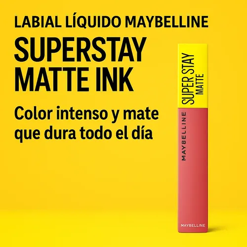 Labial Maybelline Superstay Matte Ink Larga Duración