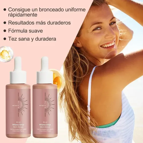 2 Unidades De Gotas Bronceadoras Sin Sol Para Aumentar El Br