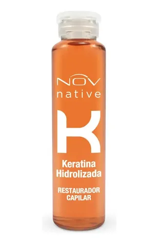 Ampollas Nov, Native 3 Cajas. Lino, Argan Y Keratina