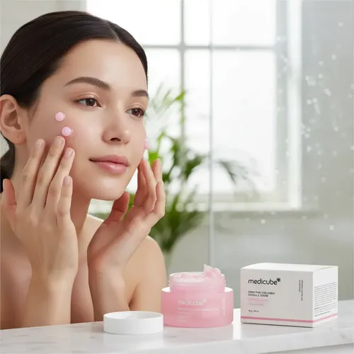 Medicube Salmon Dna Pdrn Pink Collagen Capsule Cream Coreano