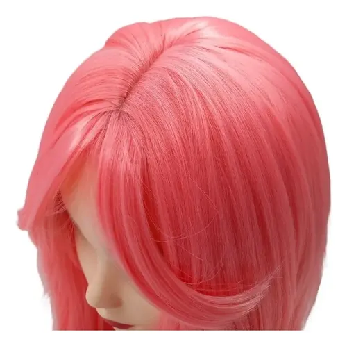 Peluca 40cm Corta Bob Carre Simil Natural Diaria Teatro Tamaño De La Base 40 Cm Tono A15 Rosa Viego