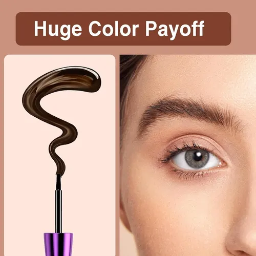 Y~ 2 Geles Para Cejas De Color Marrón Oscuro, Fáciles De ~/s