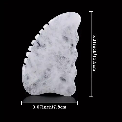 Herramienta De Masaje Para Raspar Gua Sha Con Forma De Coraz