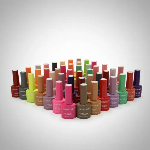 Kit Esmaltes Semipermanentes X 6 Gel Color Uv Led Base Top