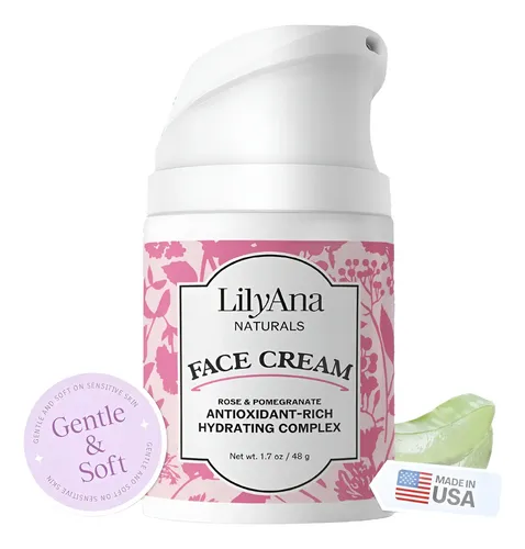 Crema Facial Humectante Lilyana Naturals