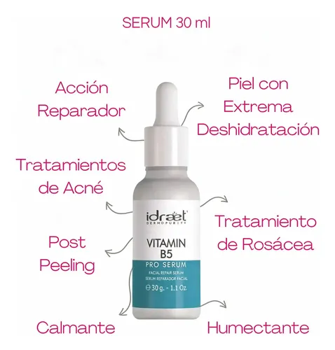 Rutina Skincare Serum B5 Celulas Madre Antiage Idraet