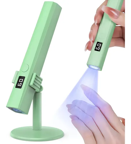 Luz Uv Portátil Para Uñas De Gel Lámpara Led 5w Menta