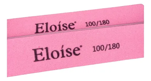 Lima Esponge Para Uñas Rectangular 100/180 Rosa