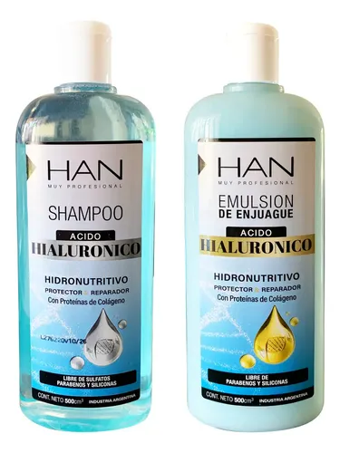 Shampoo + Enjuague Acido Hialuronico Sin Sulfatos – Han
