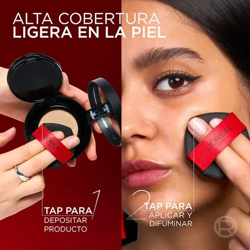 Base de Maquillaje L Oréal Paris Infaillible 24H Air Wear Cushion Foundation 120