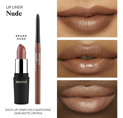 Delineador Labial Nude Vegano Mented