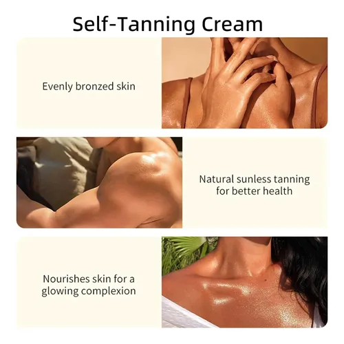 Crema Autobronceadora Para Cara Y Cuerpo, Autobronceador Sin