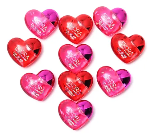 Lip Gloss Brillo Labial Corazon Fucsia Glow Tono 2 39586