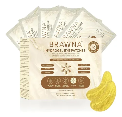 Mascarilla Hidrogel Brawna Con Vitamina C Y Cafeína