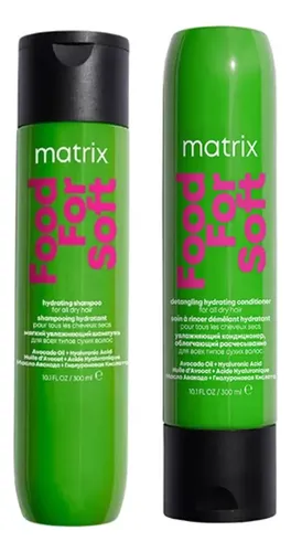 Shampoo Y Enjuague Matrix Hidratante Food For Soft X 300 Ml