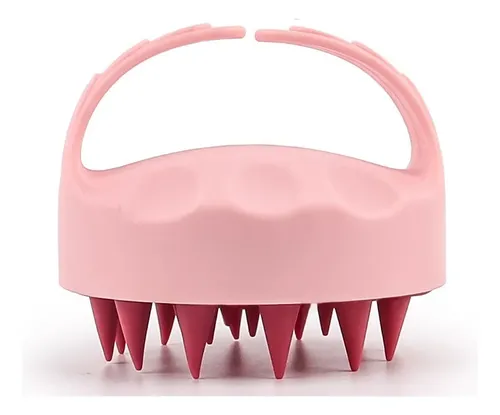 Peine De Silicona Para Masajear Cuero Cabelludo Y Cabello