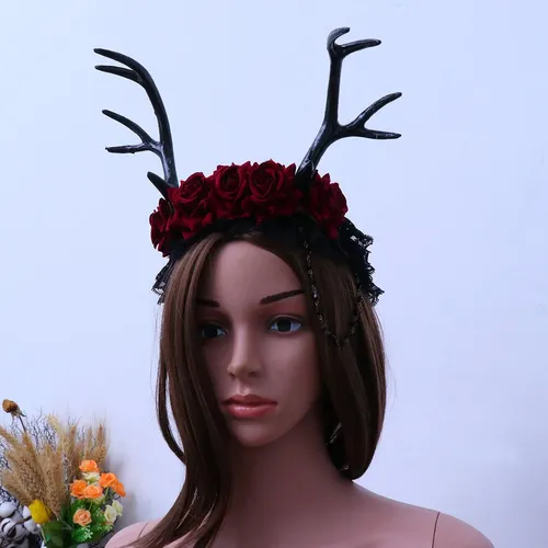 2 Diademas Creativas De Halloween Con Purpurina Para El Pelo