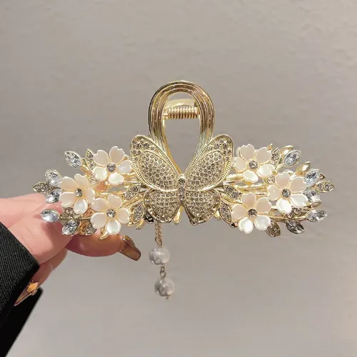 Pinza Grande De Lily Valley Para Mujer, Pinza Para El Pelo C