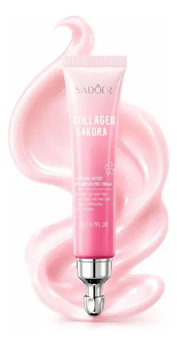 Crema Contorno Ojos Coreana Sakura Colágeno Sadoer