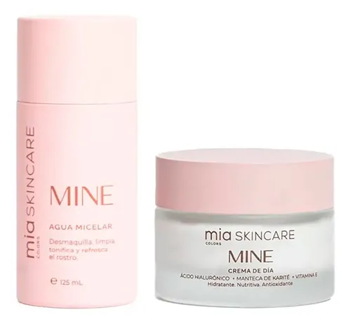 Mia Colors Skincare Kit Mine Crema De Dia + Serum 3c