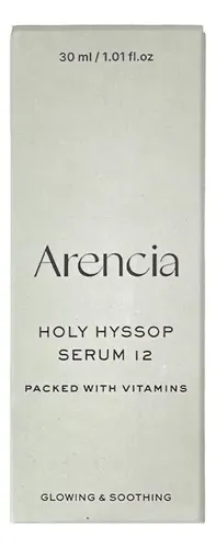 Hyssop Glow Serum, 10% Niacinamide, 12% Vitamin A,c,e –