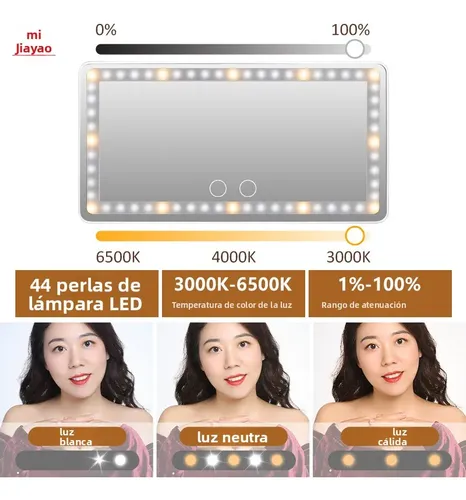 Espejo De Maquillaje Para Coche, Espejo De Maquillaje Portát