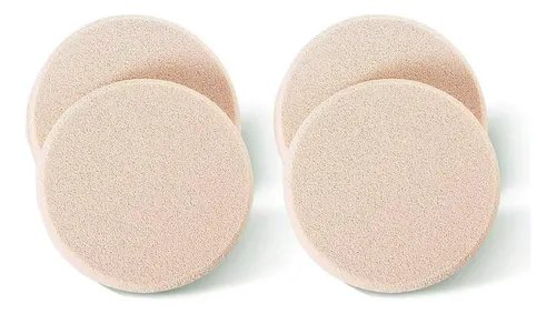 Esponjas De Belleza Circulares Blancas De 4 Piezas
