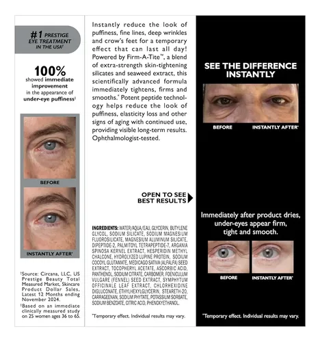 Peter Thomas Roth-tensor De Ojos Temporal/afirma Lineas Fina