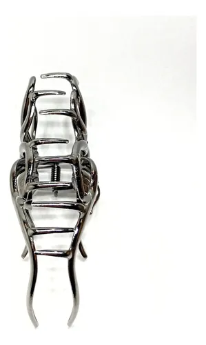 Hebilla Broche Peló Araña En Metal Zamak Fantasía Gris Plomo